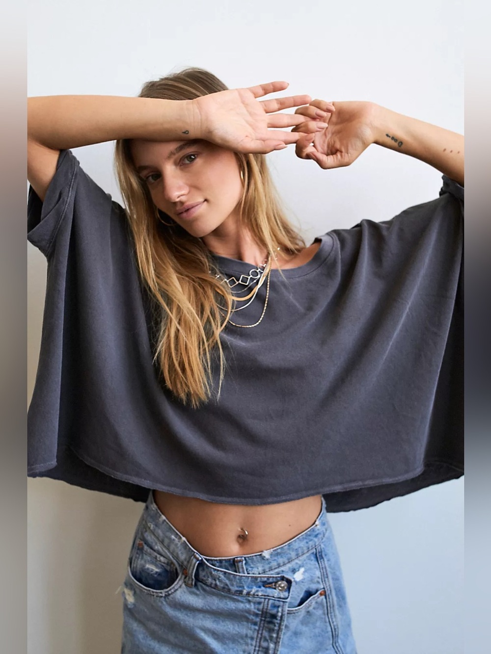 Slate Gray We The Free CC Tee